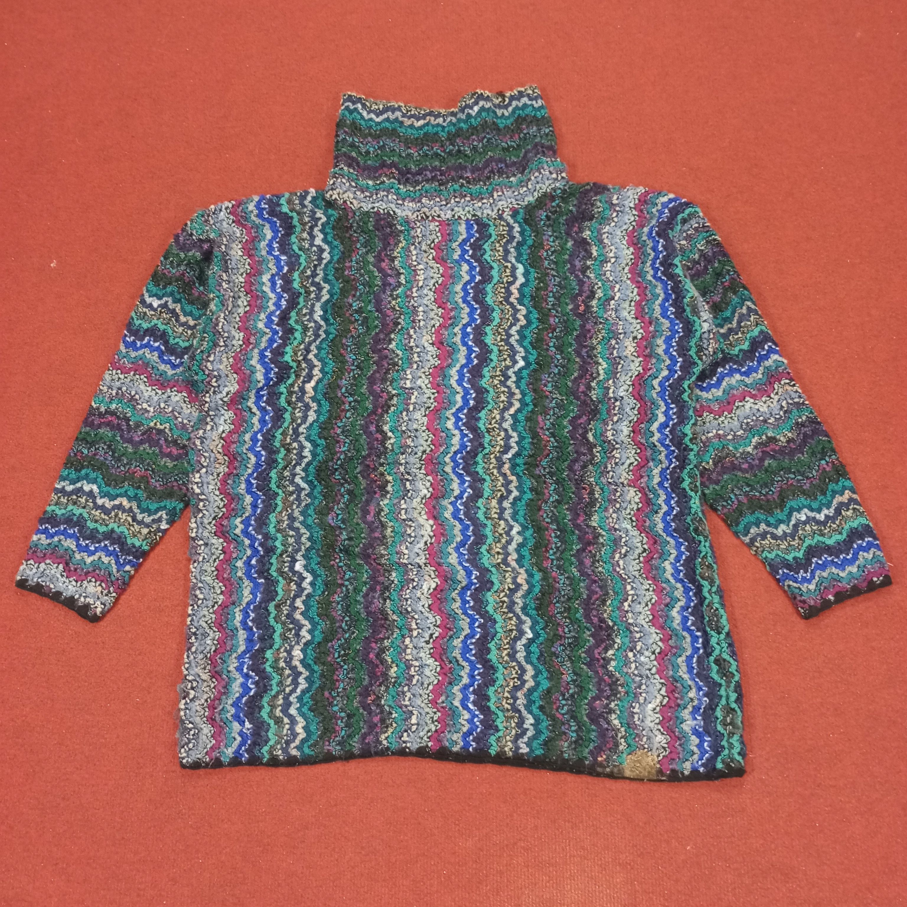 Vintage Kennebunk Weavers Winter Style Knitwear Size US L / EU 52-54 / 3 - 3 Thumbnail