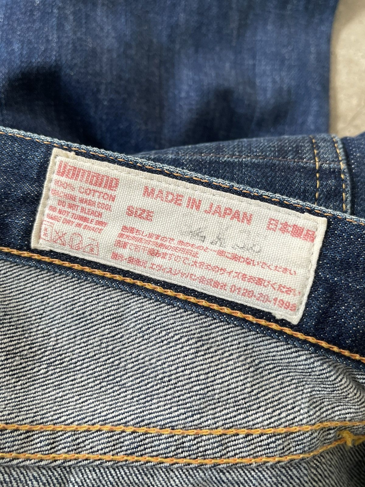 Evisu Evisu Lot 2000 Seagull Logo Selvedge Denim Jeans Size US 32 / EU 48 - 11 Thumbnail