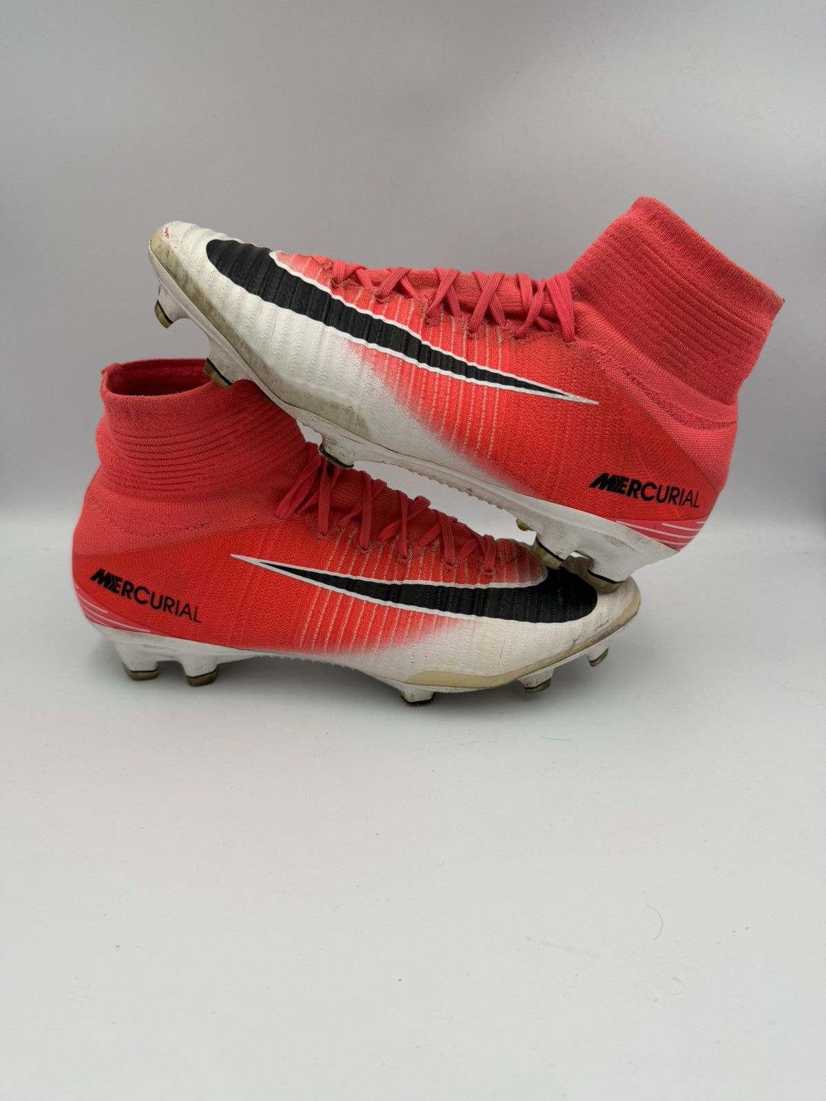 Nike Nike Mercurial Superfly Pink White Football Soccer Cleats Size US 7.5 / EU 40-41 - 3 Thumbnail