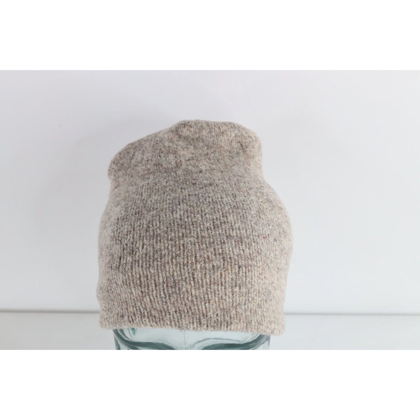 Vintage Vintage 90s Streetwear Blank Wool Blend Knit Winter Beanie Size ONE SIZE - 1 Thumbnail