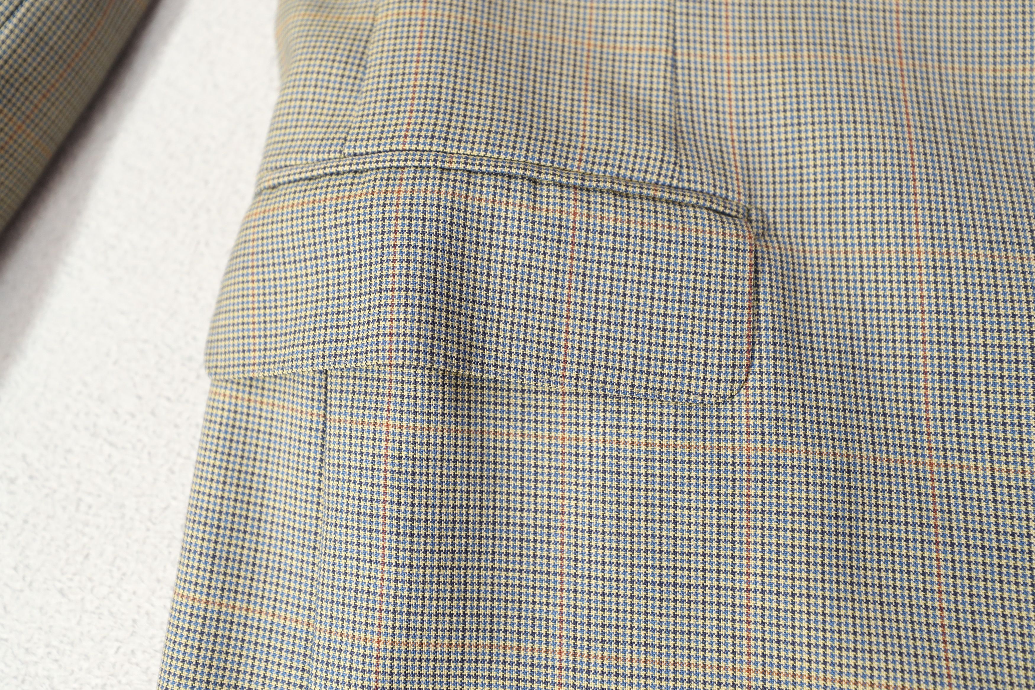 Huntsman H Huntsman & Sons Vintage Houndstooth Suit Jacket (40) Size 40R - 6 Thumbnail