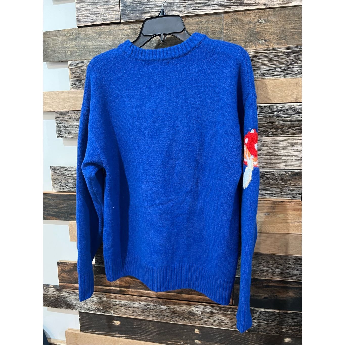 Forever 21 Forever 21 NWT Royal Blue Mashroom Sweater oversized sz S Size S / US 4 / IT 40 - 3 Thumbnail