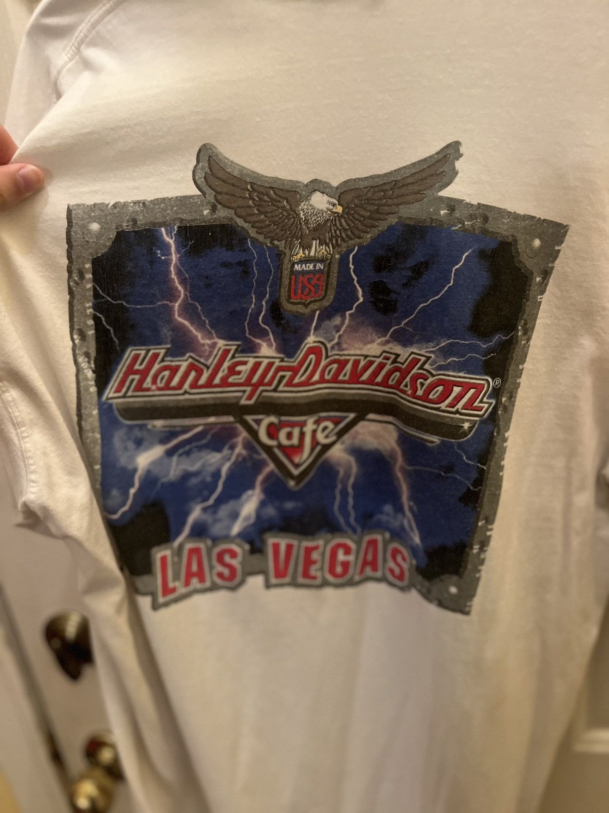 Harley Davidson × Vintage Super clean vintage Las Vegas Harley Davidson tee Size US XL / EU 56 / 4 - 1 Thumbnail