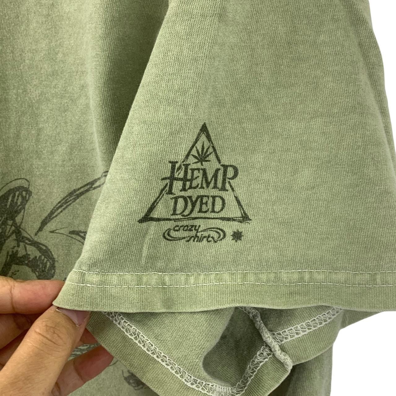 Vintage Vintage CRAZY SHIRTS HAWAII Turtle Hemp Dyed Tee Shirt Size US M / EU 48-50 / 2 - 7 Thumbnail