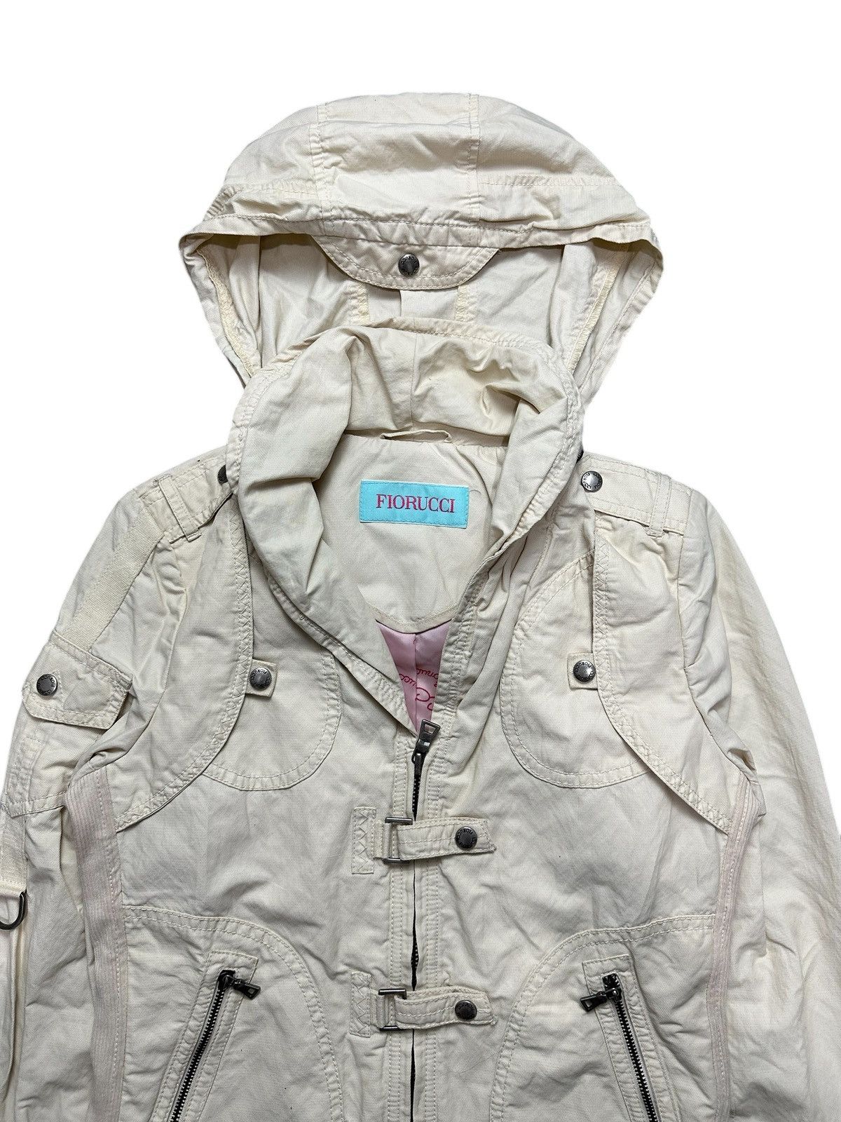 Fiorucci ARCHIVE VINTAGE FIORUCCI BONO JACKET MULTI POCKET GOA STYLE Size S / US 4 / IT 40 - 3 Thumbnail