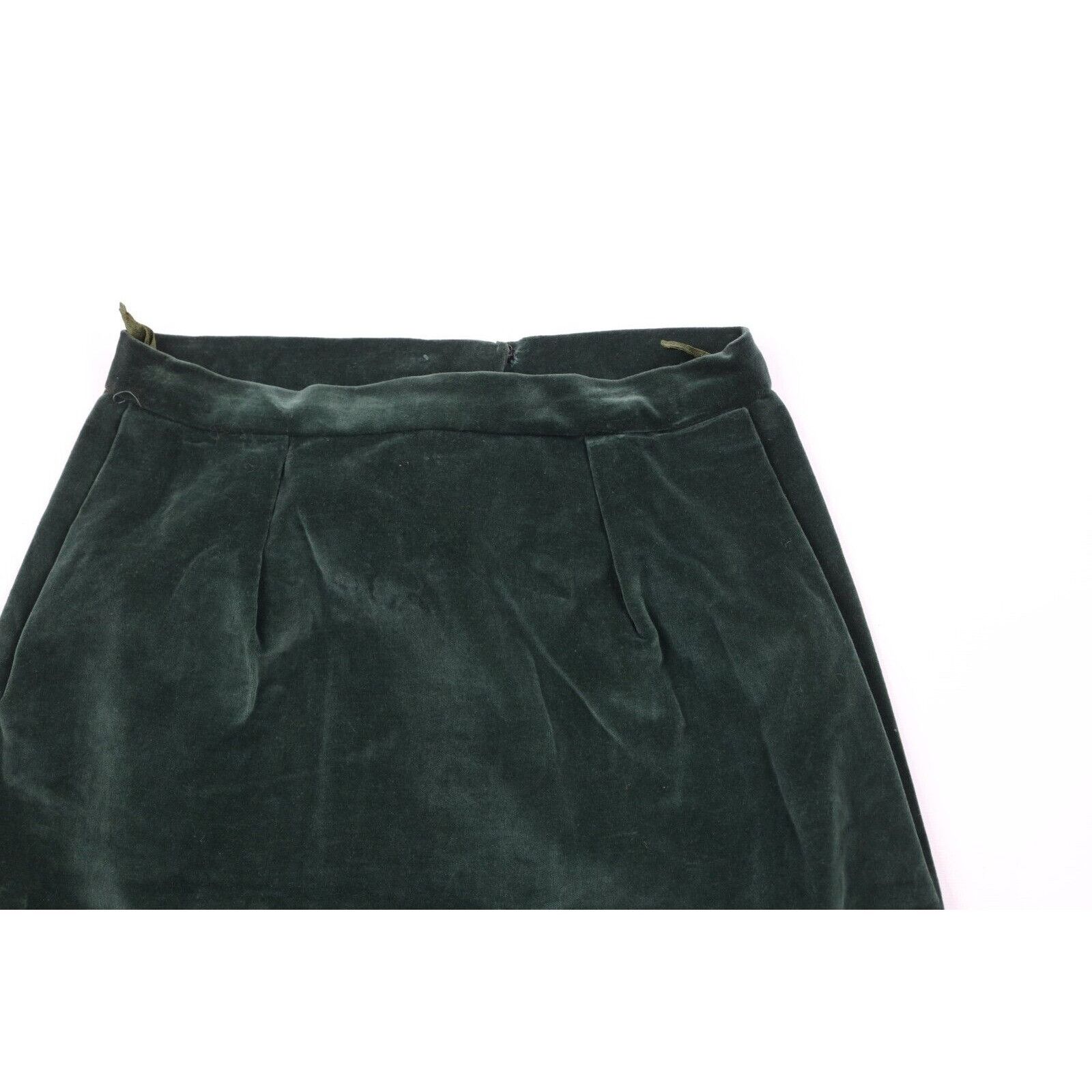 Vintage Vintage 50s 60s Streetwear Faded Velvet Velour Skirt Size 25" / US 0 / IT 36 - 2 Thumbnail
