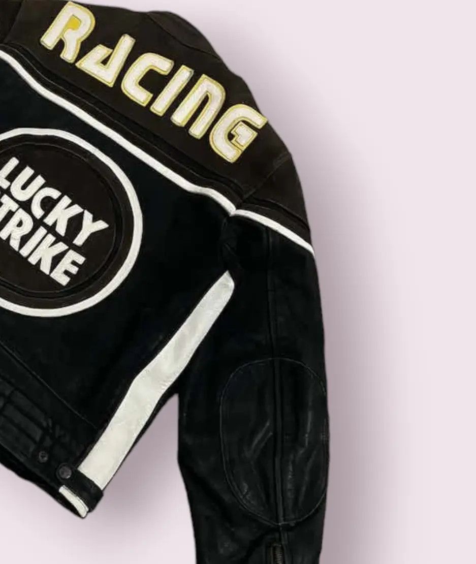 Other Vintage Lucky Strike Racing Leather Jacket Size US M / EU 48-50 / 2 - 4 Thumbnail