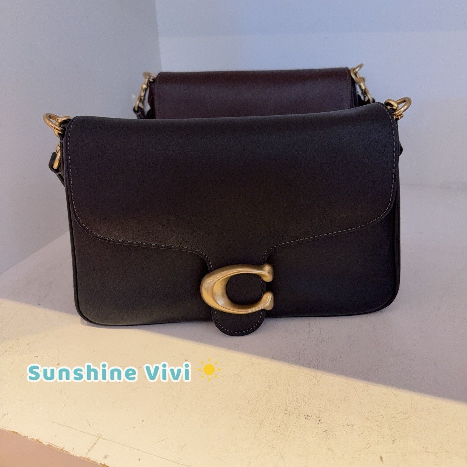Coach NWT Coach Soft Tabby CAM98 black Shoulder Bag Smooth Leather Size ONE SIZE - 1 Thumbnail