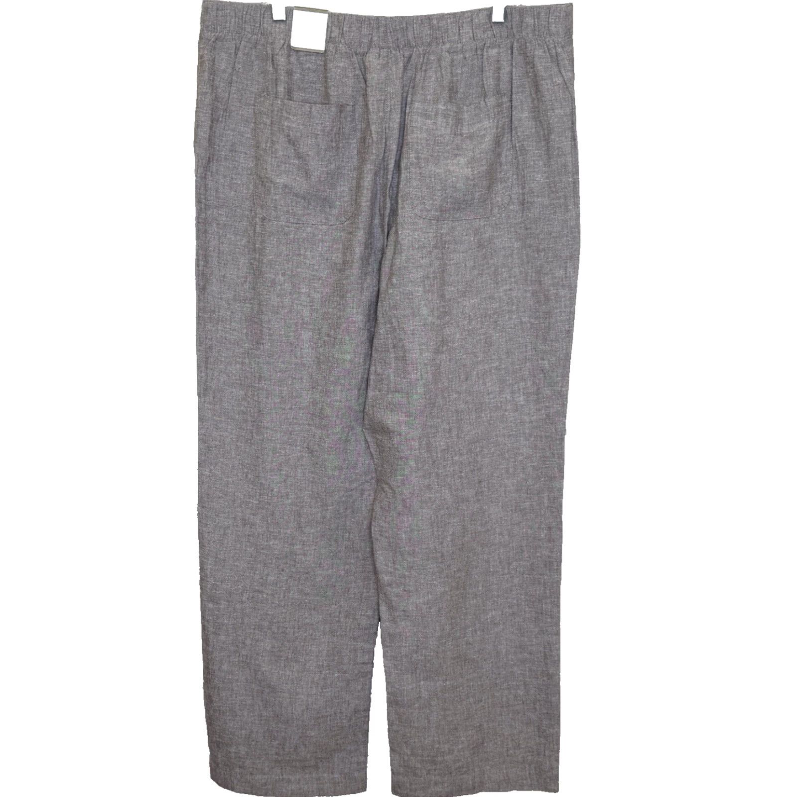 Vintage VINTAGE Chico’s Saba Pants NWT Style: Dress Pants Women’s Linen Blend High Rise Pull On Wide Leg Taupe Sz 3/XL Inseam 31 in Brown Beach Bohemian 90s? Size 40" / US 18 - 5 Thumbnail