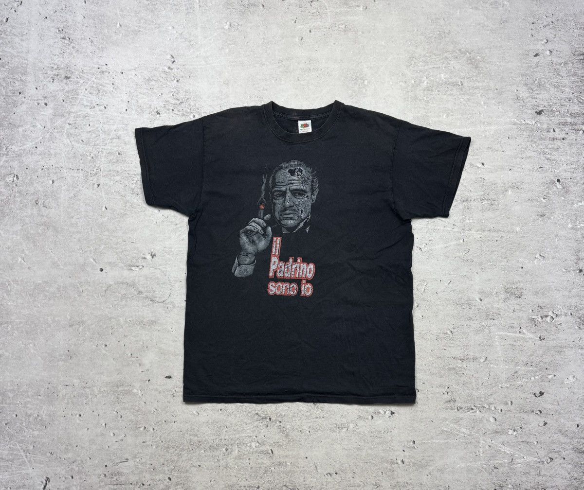 Vintage Vintage The Godfather Movie Tee Graphic 90s Rare Italian Size US L / EU 52-54 / 3 - 1 Thumbnail