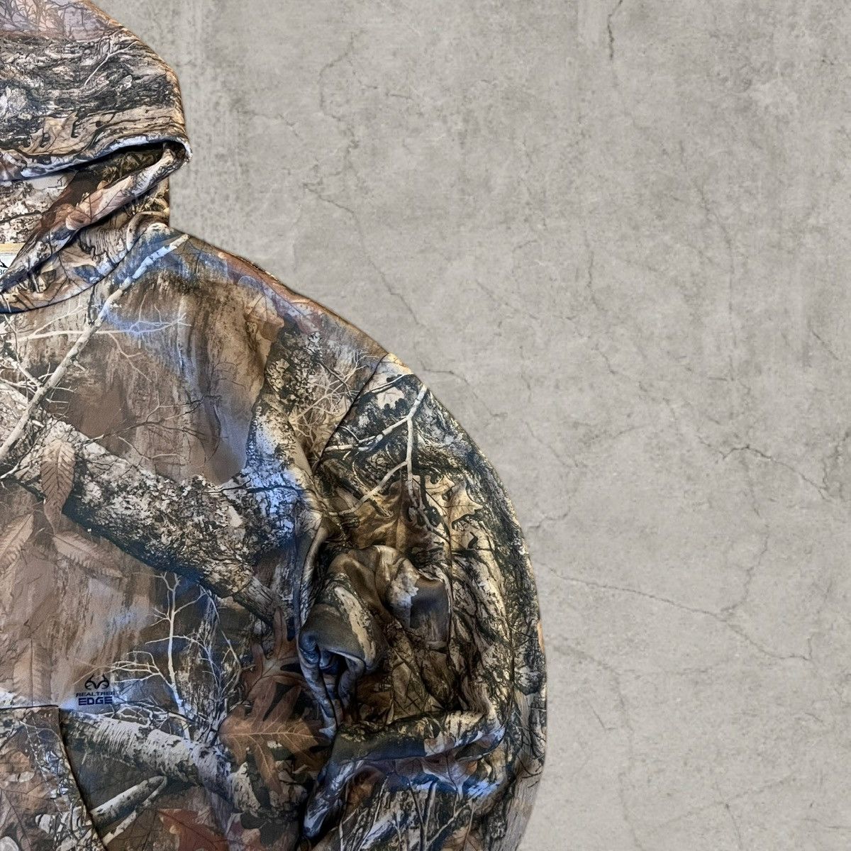 Japanese Brand Boxy Korean zip-up hoodie in brown with camo print. Size L Size US L / EU 52-54 / 3 - 3 Thumbnail