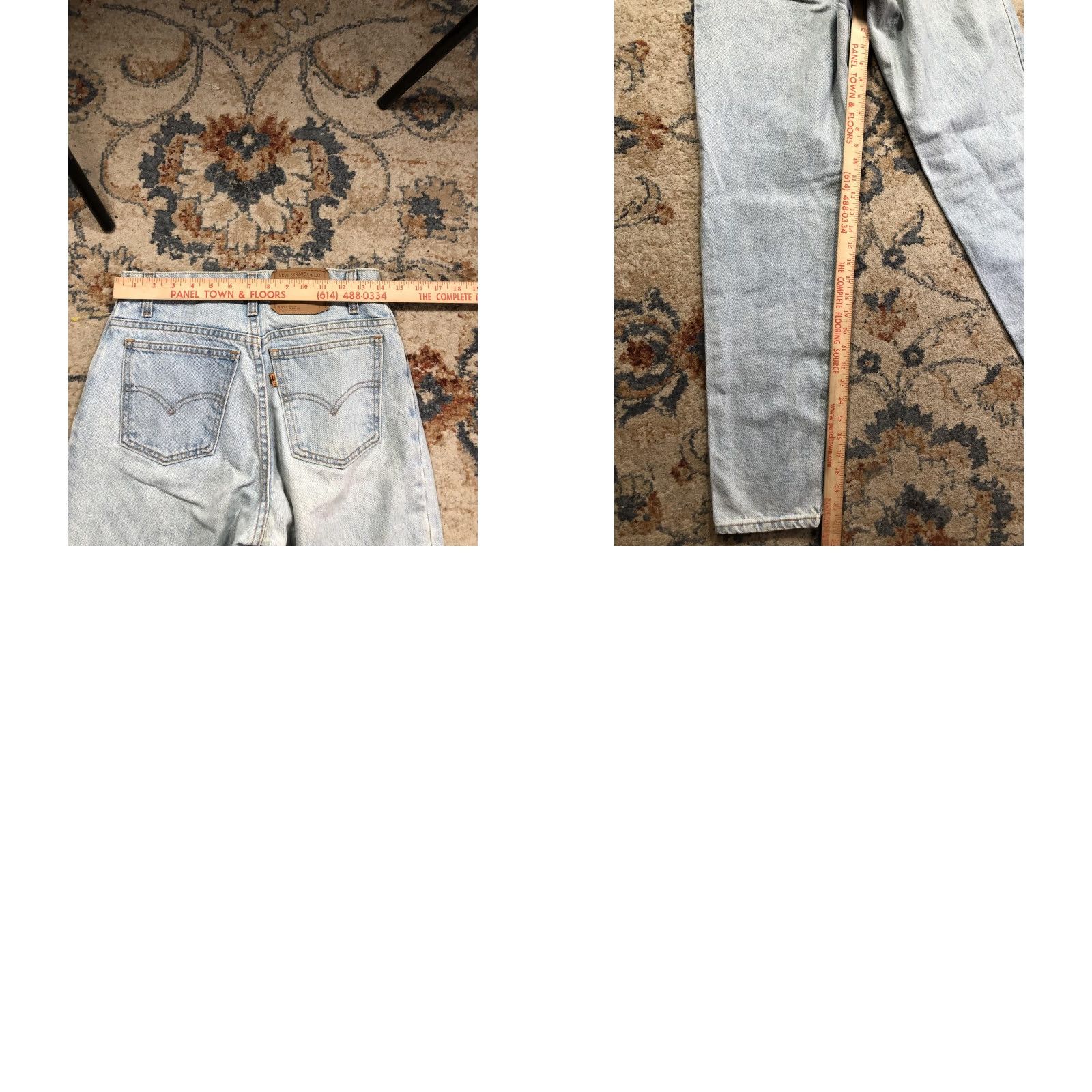 Levi's VINTAGE Levi's Jeans 950 Light Wash Relaxed Tapered Womens 9 Long 32in Denim 100% Cotton USA Pit Pocket Tailored Boys Girls Mens Womens Size 30" / US 8 / IT 44 - 9 Thumbnail