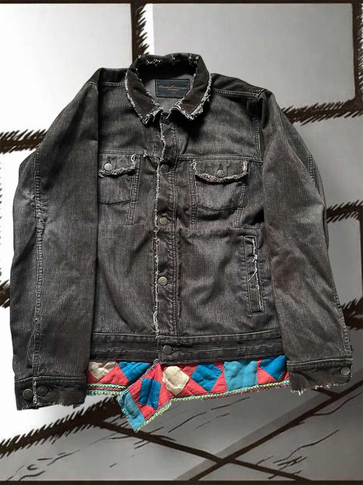 Undercover Undercover SS03 scab corduroy jacket Size US L / EU 52-54 / 3 - 1 Thumbnail