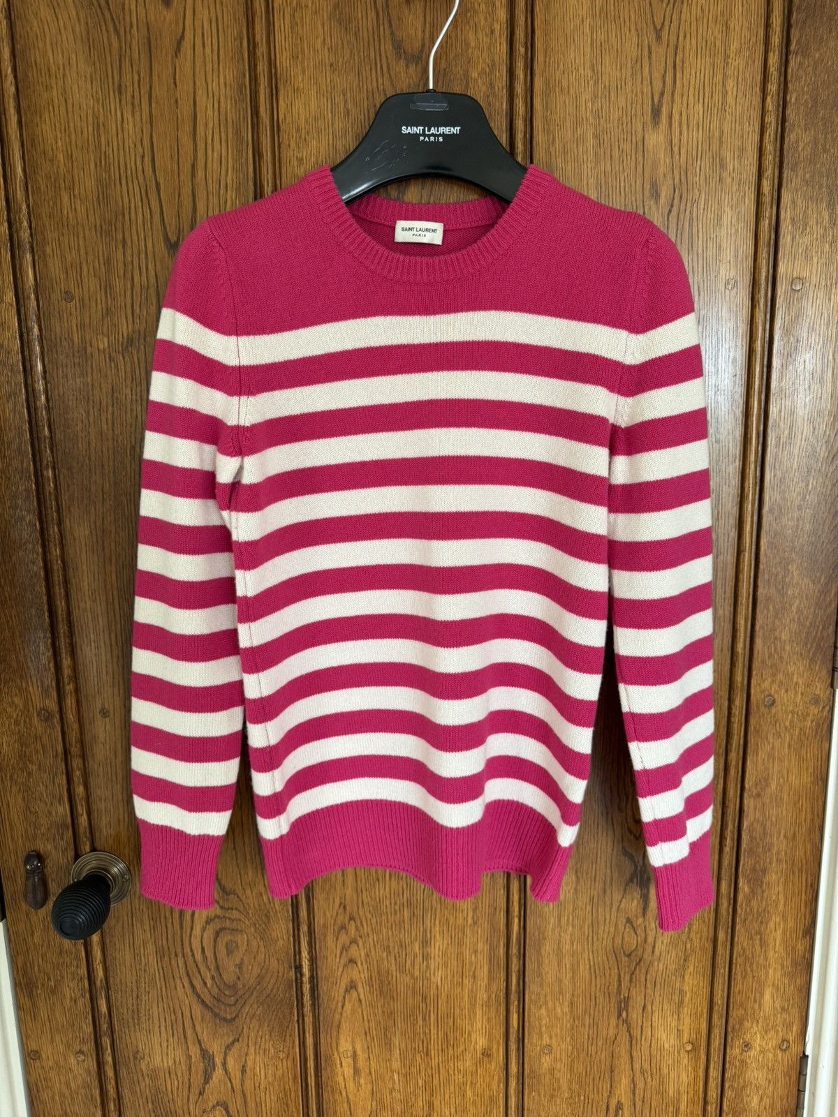 Saint Laurent Paris SS16 Saint Laurent cashmere stripe sweater Hedi Slimane S Size US S / EU 44-46 / 1 - 1 Thumbnail