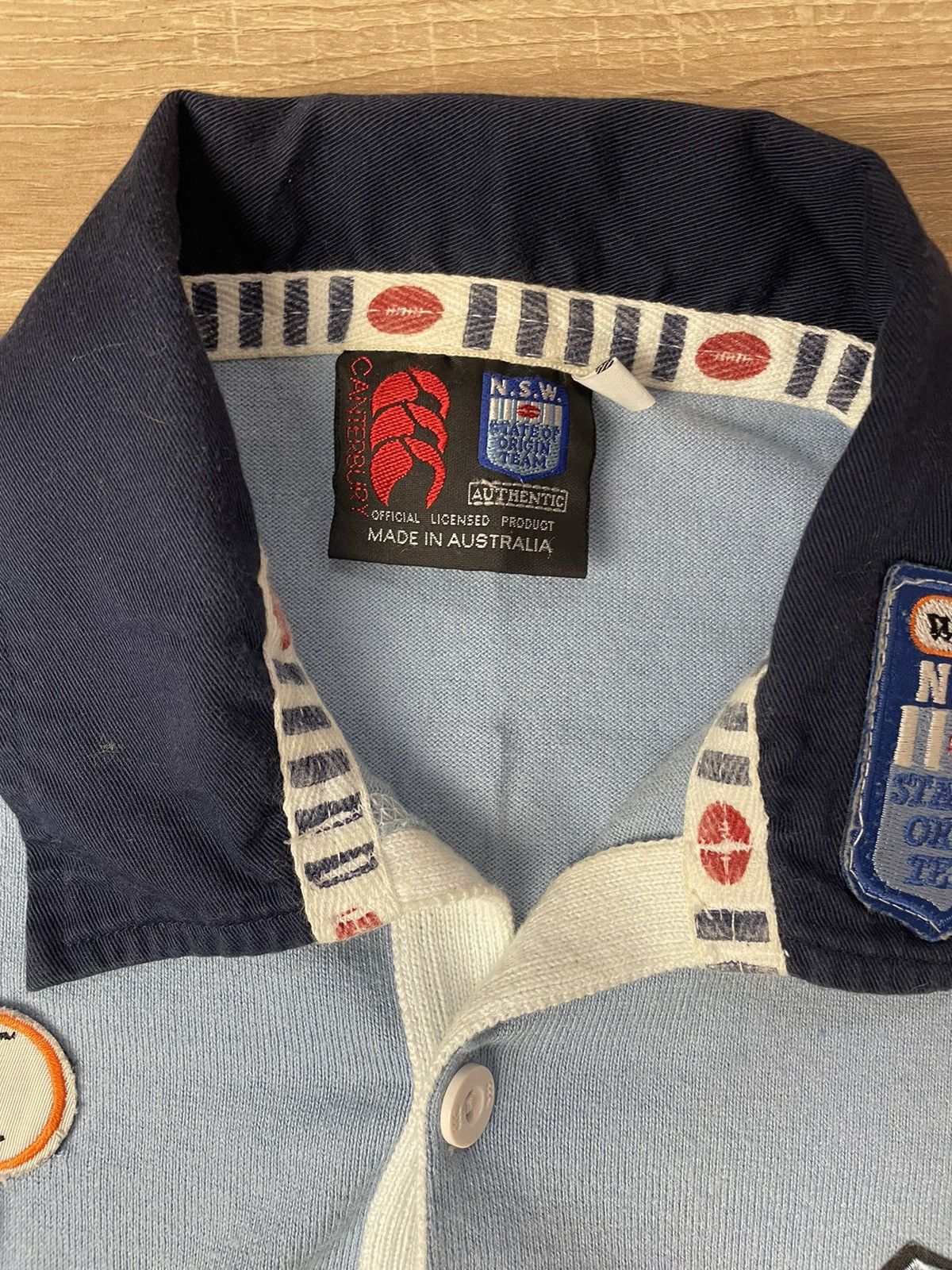 Canterbury of New Zealand Rodney Howe 1999 New South Wales Blues Origin Match worn? Size US L / EU 52-54 / 3 - 5 Thumbnail