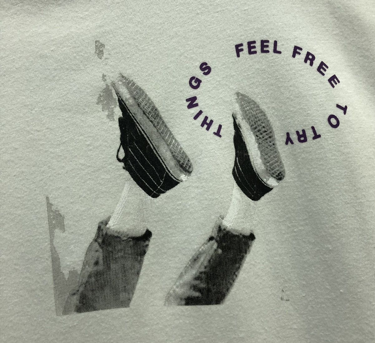 Zara Vintage Zara Feel Free To Try New Things T-Shirt Size US M / EU 48-50 / 2 - 4 Thumbnail