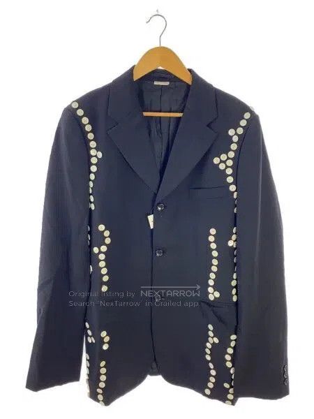 Comme des Garcons Comme des Garcons Black Retro Button Design Blazer Size US XL / EU 56 / 4 - 1 Thumbnail