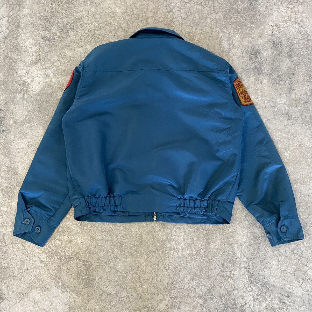 Harley Davidson Vintage Harley Davidson Patches Nylon Zipper Jacket Size US L / EU 52-54 / 3 - 15 Thumbnail