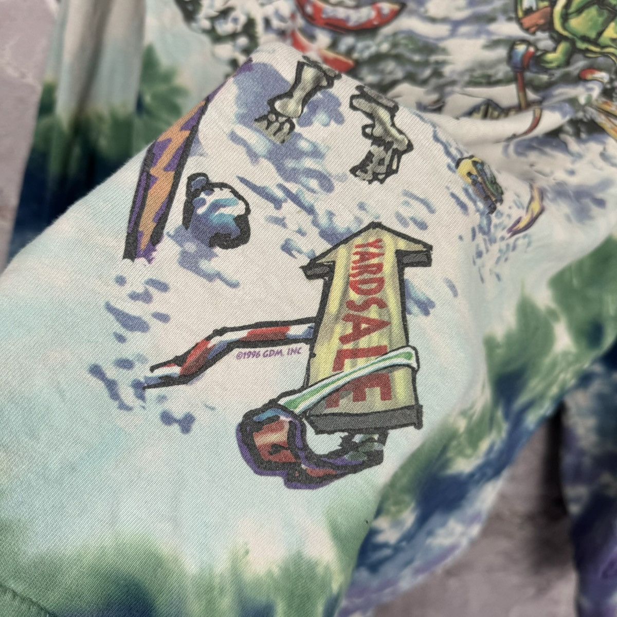 Vintage Vintage 1996 Grateful Dead Ski Bear Tie Dye Longsleeve Shirt Size US L / EU 52-54 / 3 - 7 Thumbnail
