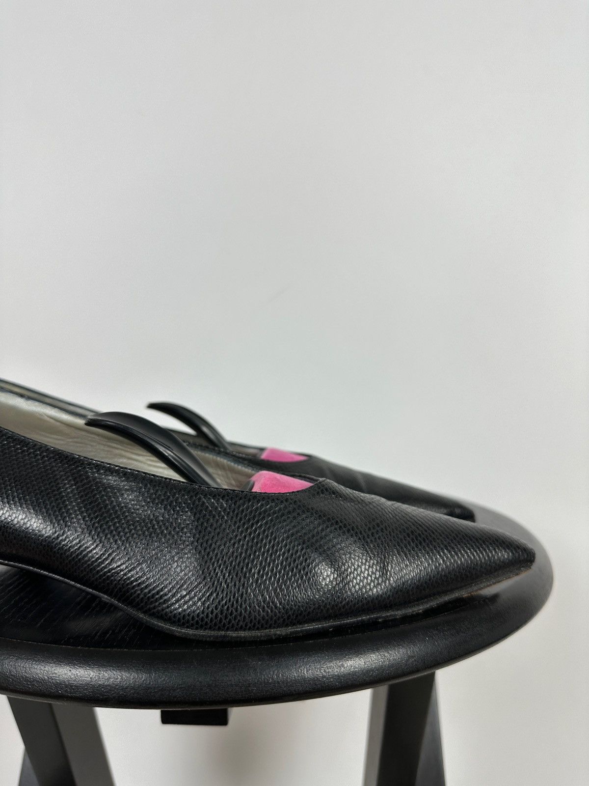 Gucci Vintage Gucci Tom Ford Black Leather Heels Size US 7.5 / IT 37.5 - 13 Thumbnail