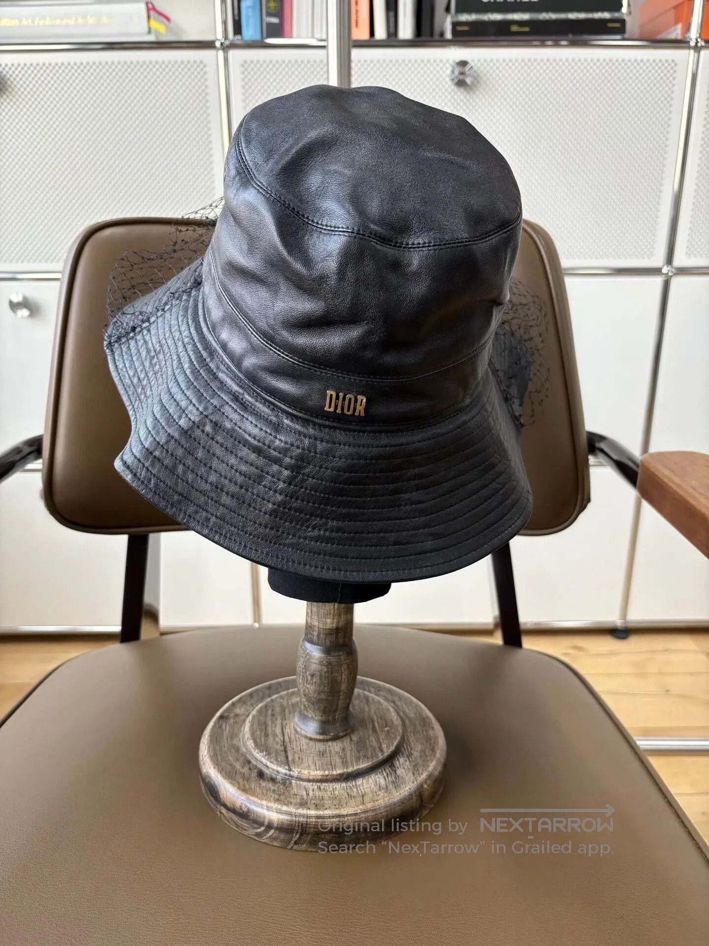 Dior Dior Black Monogram Lace Bucket Hat. Size ONE SIZE - 3 Thumbnail