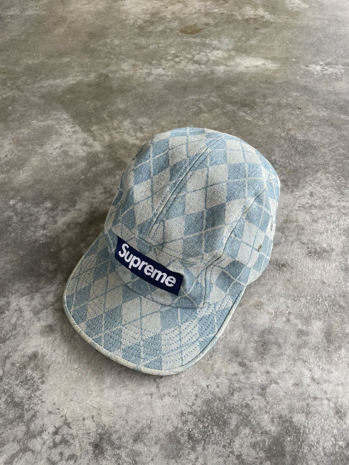 Supreme Supreme Argyle Camp Cap SS2014 Size ONE SIZE - 9 Thumbnail
