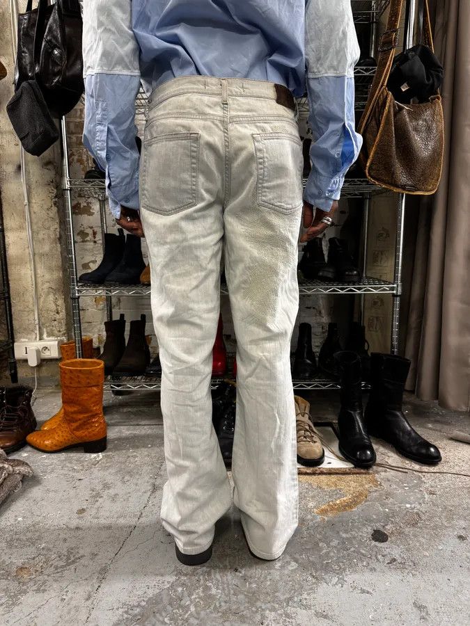 Just Cavalli 2000s Cavalli Distressed White Jeans Size US 30 / EU 46 - 5 Thumbnail