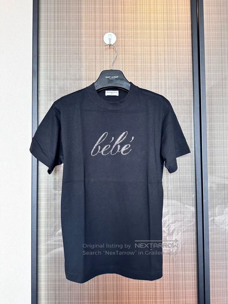 Balenciaga Balenciaga Short Sleeve T-Shirt with Sequins Size US XS / EU 42 / 0 - 2 Thumbnail