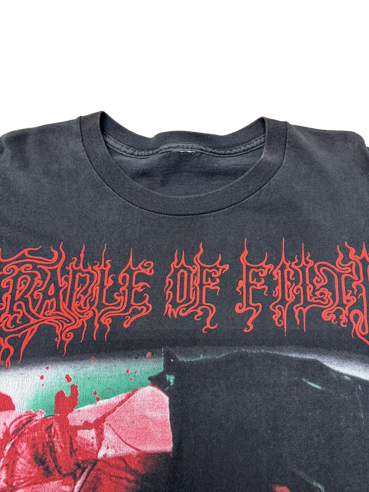 Band Tees × Designer × Vintage 1999 Cradle Of Filth “Cruelty And The Priest” Long Sleeve Size US L / EU 52-54 / 3 - 5 Thumbnail