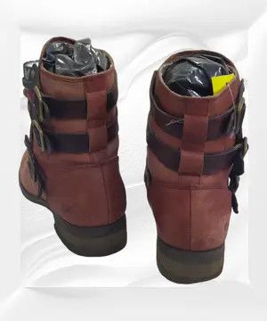 Caterpillar Caterpillar x Shontelle Leather Buckle Spat Boots Size US 6 / IT 36 - 4 Thumbnail