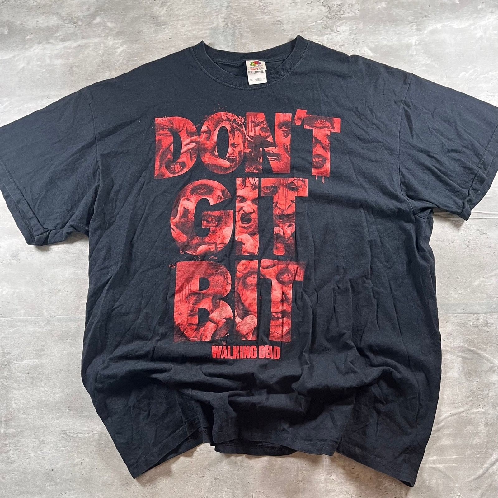 Fruit Of The Loom Y2K, The Walking Dead T-shirt Size US XXL / EU 58 / 5 - 1 Thumbnail
