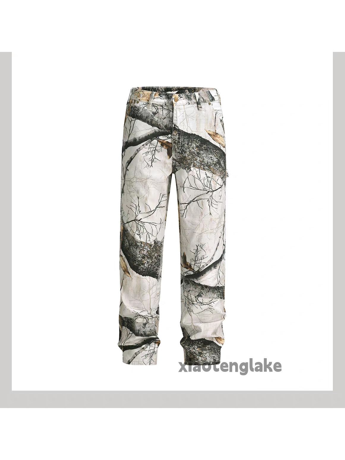 Designer × Japanese Brand × Vintage Utility real tree camo full pattern skate hiphop cargo pants Size US 36 / EU 52 - 2 Thumbnail