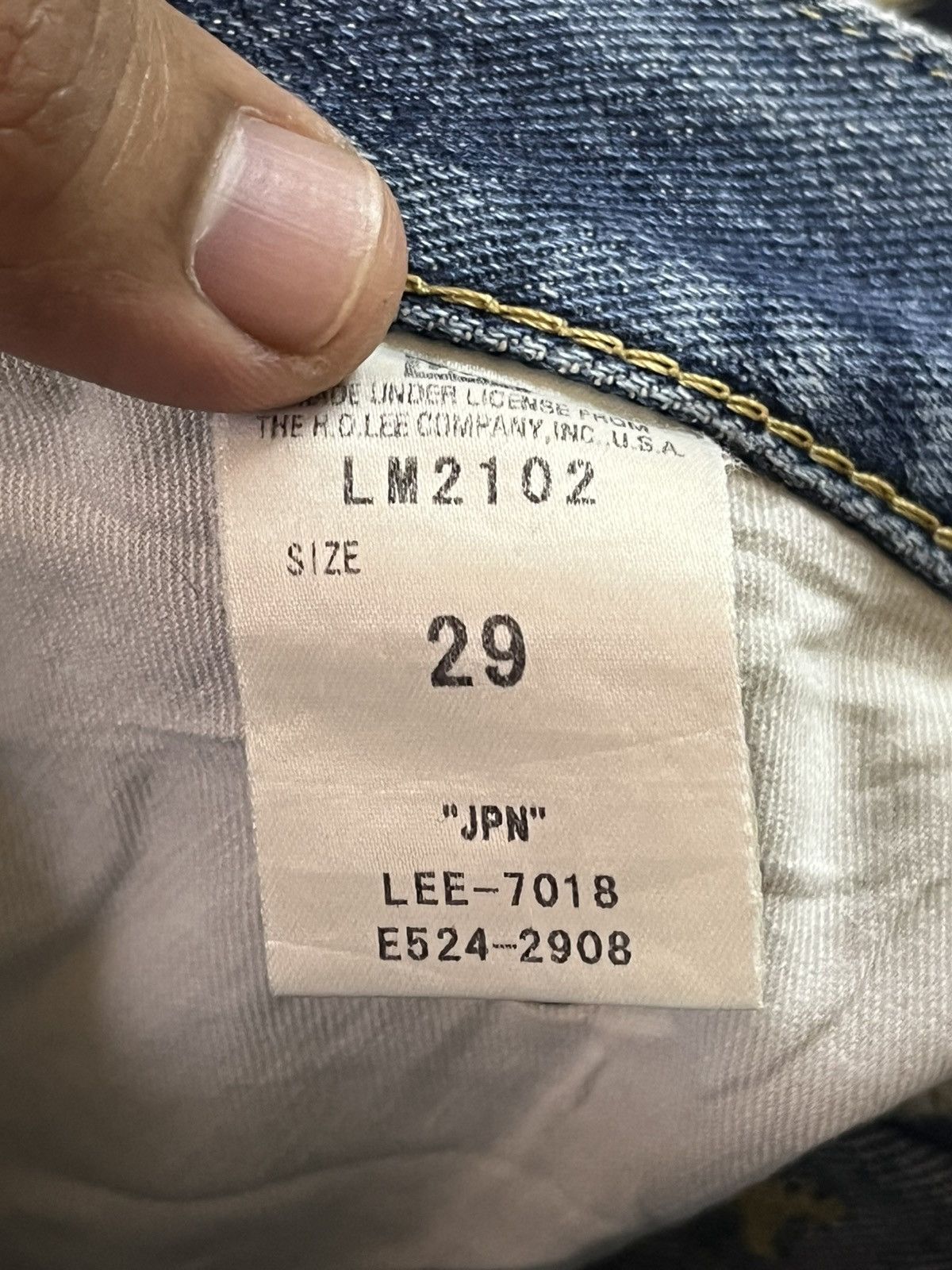 Lee Vintage Lee Riders Flare Grunge Distressed Denim Size US 30 / EU 46 - 10 Thumbnail