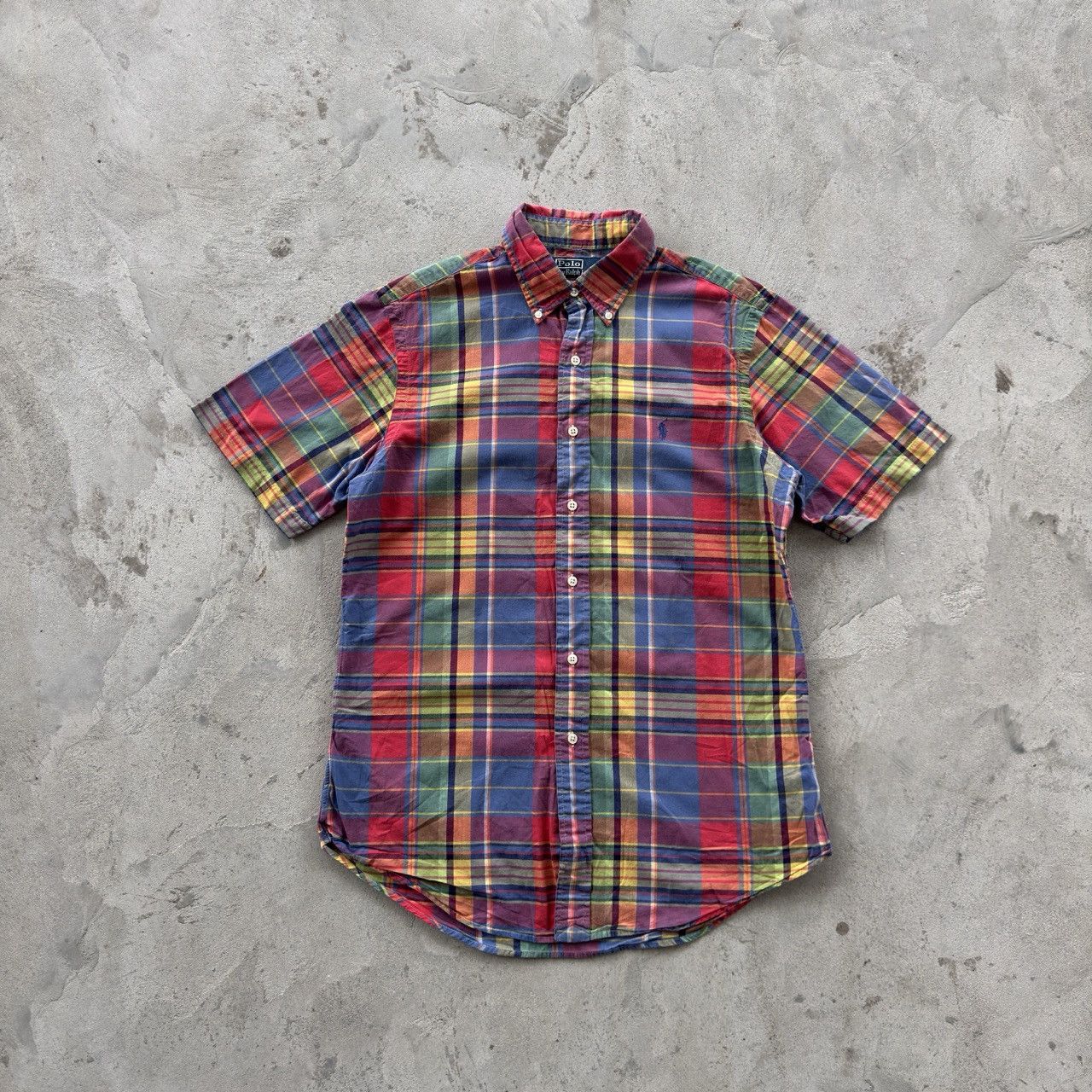 Polo Ralph Lauren Vintage 90s Polo Ralph Lauren Short Sleeve Button Ups Shirt Size US M / EU 48-50 / 2 - 1 Thumbnail