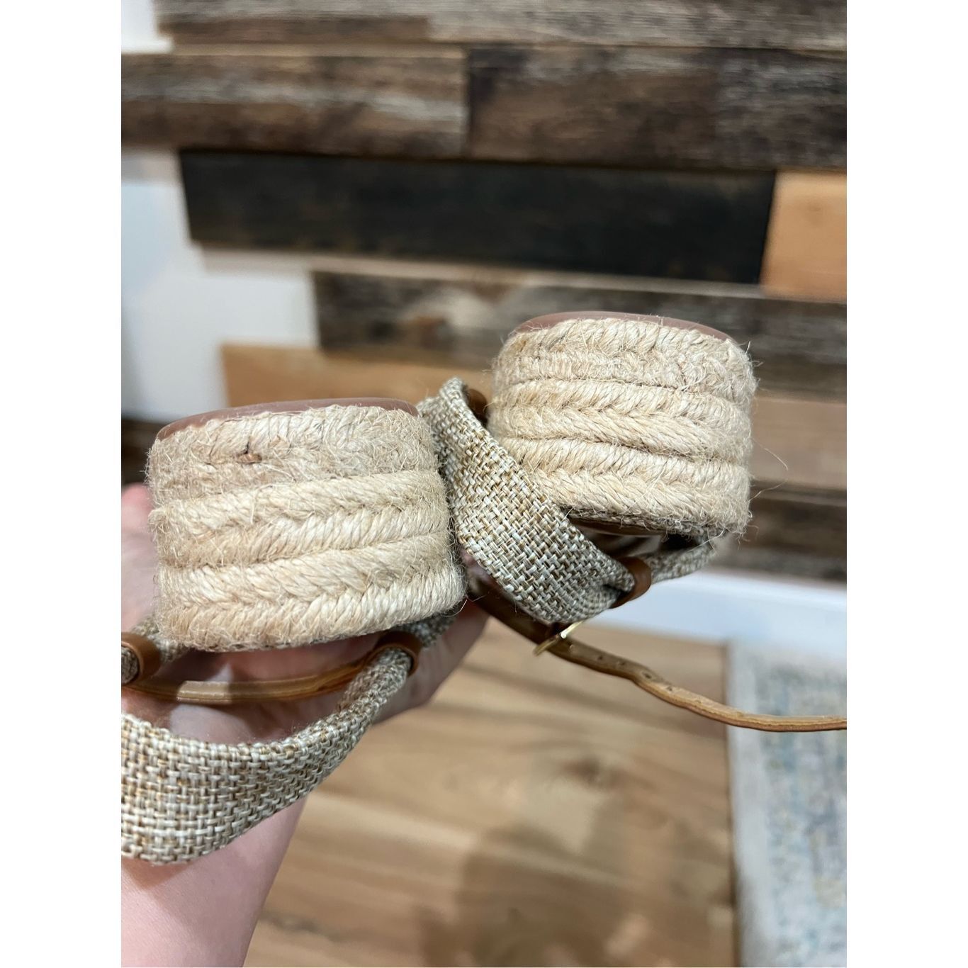 Other Talbots new with defects PAMELA BOW LINEN ESPADRILLE WEDGES Size US 7.5 / IT 37.5 - 7 Thumbnail