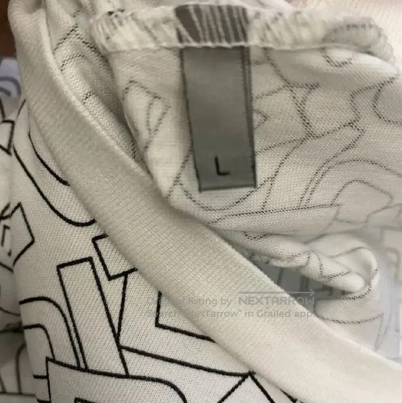Dior Dior White Cotton Graphic T-Shirt for Men . Size US L / EU 52-54 / 3 - 9 Thumbnail