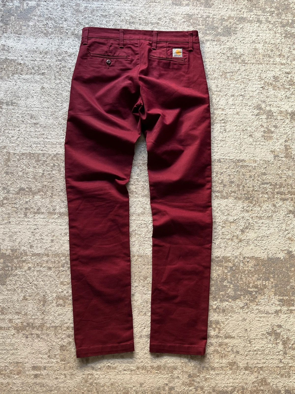 Carhartt Carhartt 2015 Chinos Pants Burgundy Deadstock Sz W 29 x L 32 Size 32" / US 10 / IT 46 - 2 Thumbnail