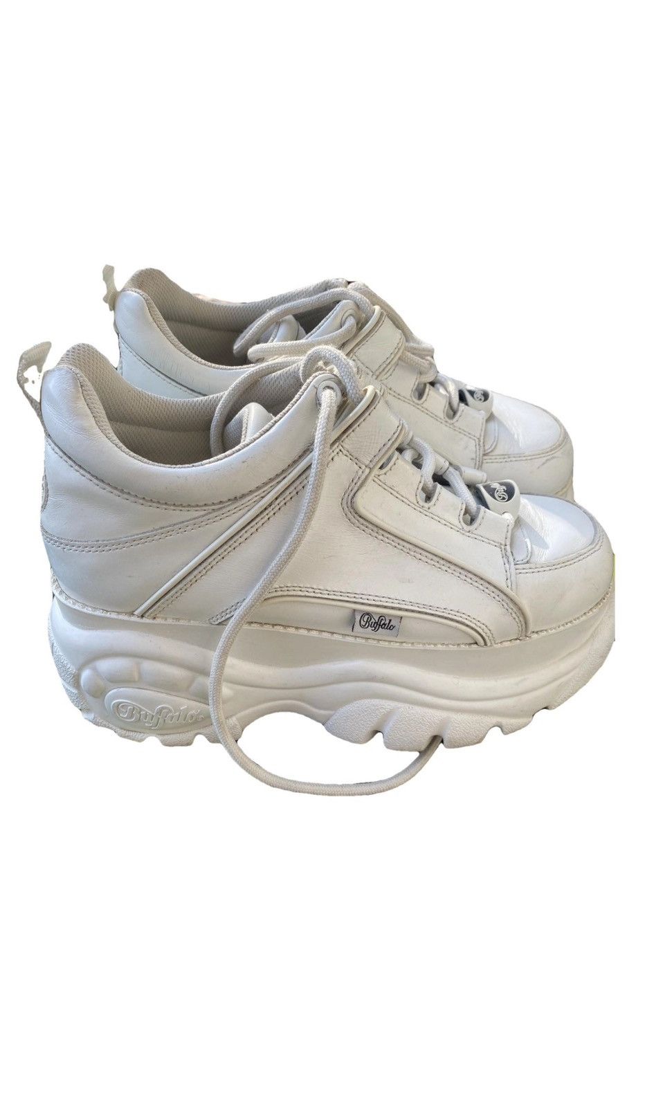 Buffalo London Buffalo white platform boots size 39eu Size US 8 / IT 38 - 1 Thumbnail