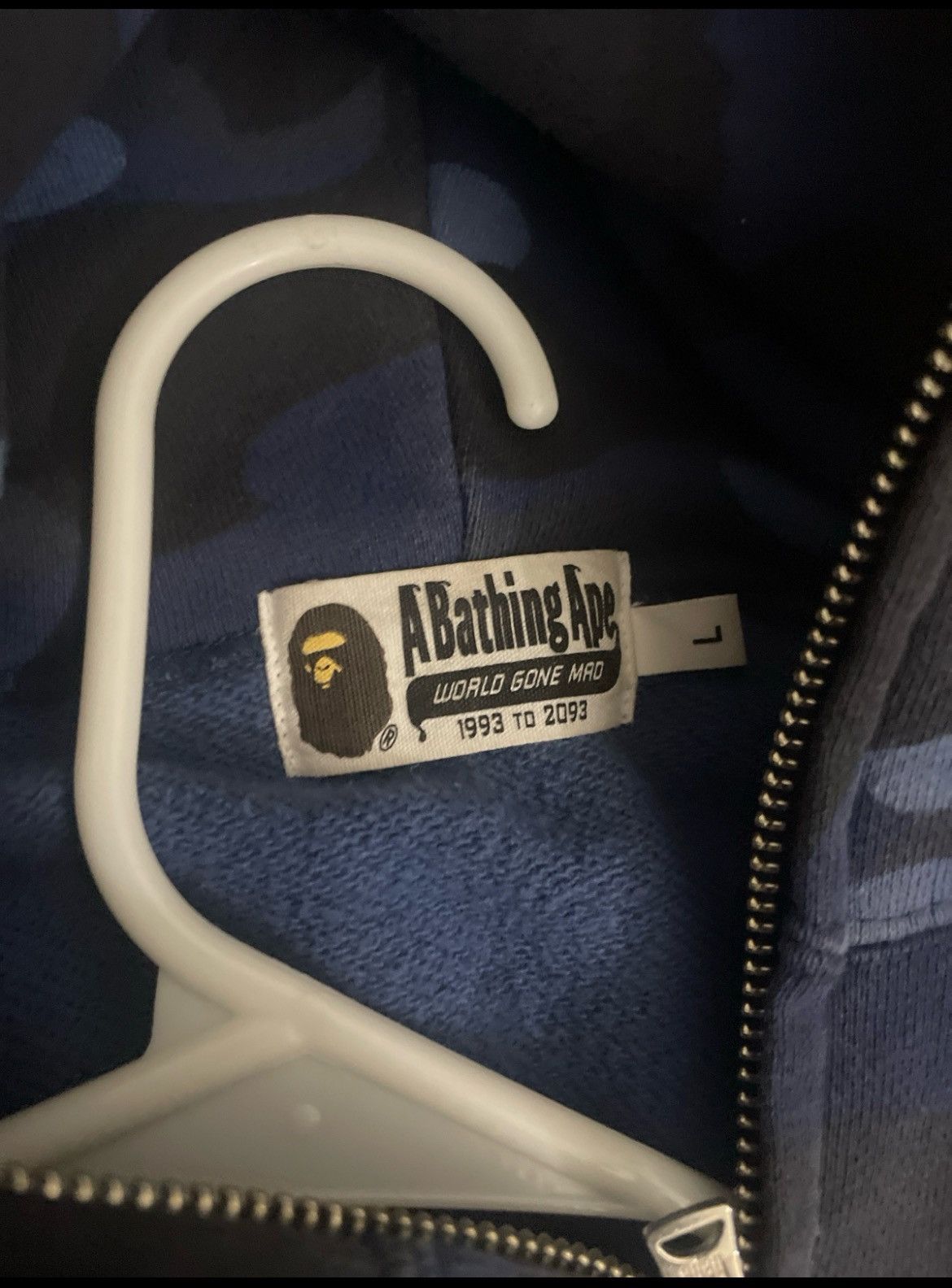 Bape Color Camo Tiger Full Zip Hoodie Size US L / EU 52-54 / 3 - 6 Thumbnail
