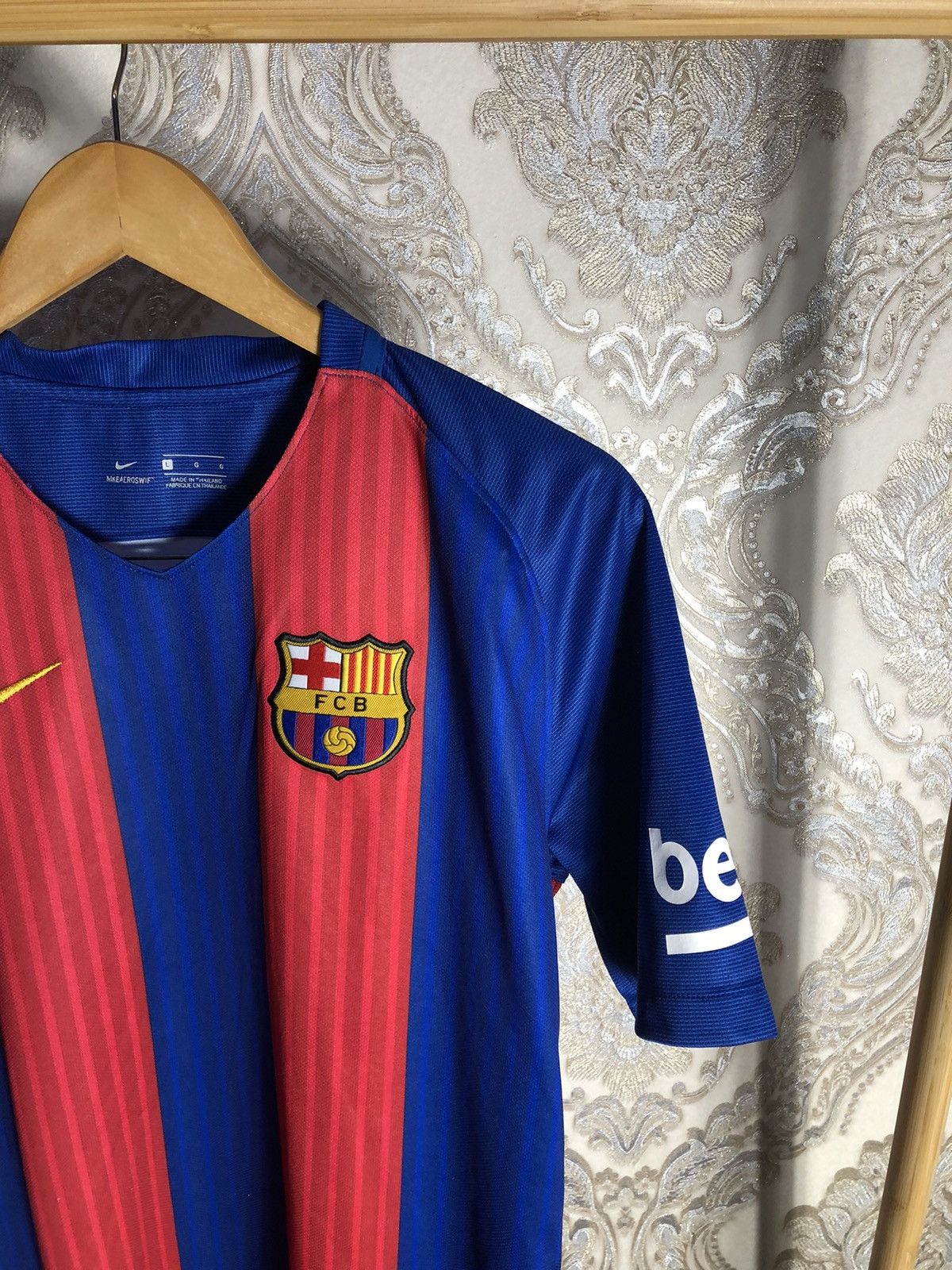 Nike × Vintage VERY RARE NIKE FC BARCELONA SPAIN SOCCER JERSEY BLOKECORE Size US L / EU 52-54 / 3 - 2 Thumbnail