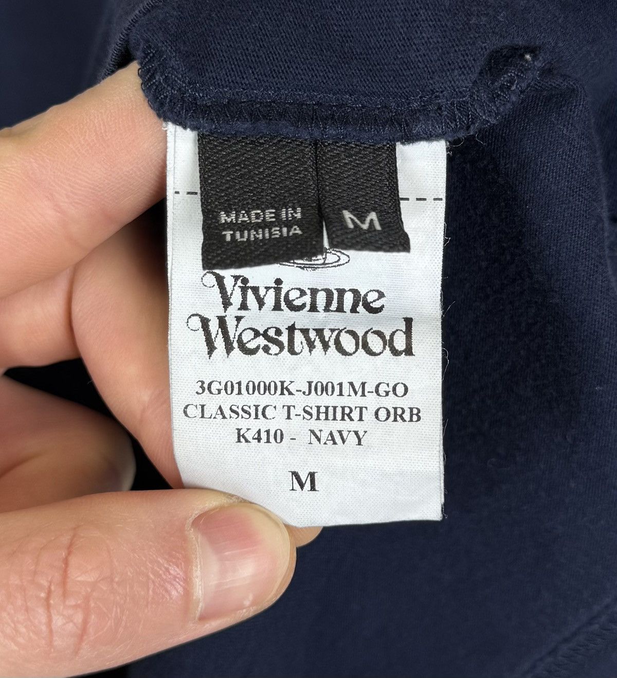 Vivienne Westwood Vivienne Westwood Time Machine Classic Orb T-shirt Navy Blue Size US M / EU 48-50 / 2 - 7 Thumbnail