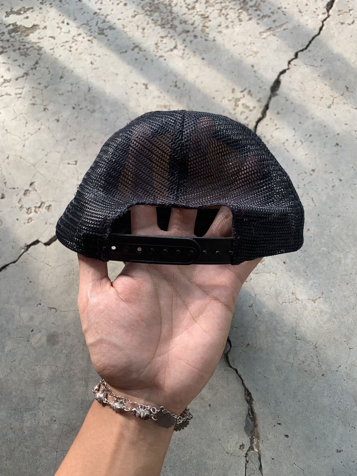 Vintage Distressed Studded Tracker Hat Size ONE SIZE - 5 Thumbnail