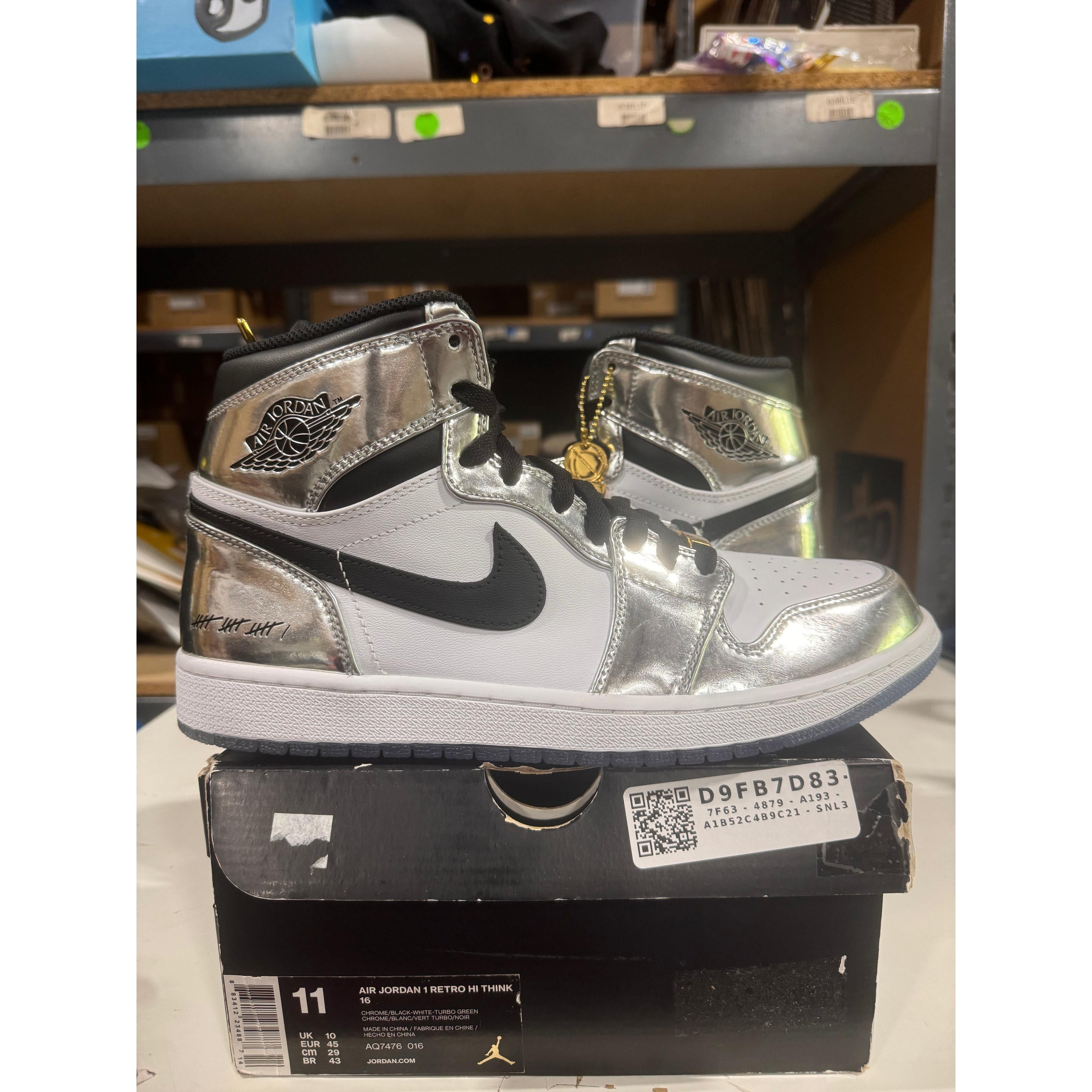 Jordan Brand PRE OWNED Jordan 1 Retro High Think 16 Pass the Torch *Condi Size US 11 / EU 44 - 1 Thumbnail