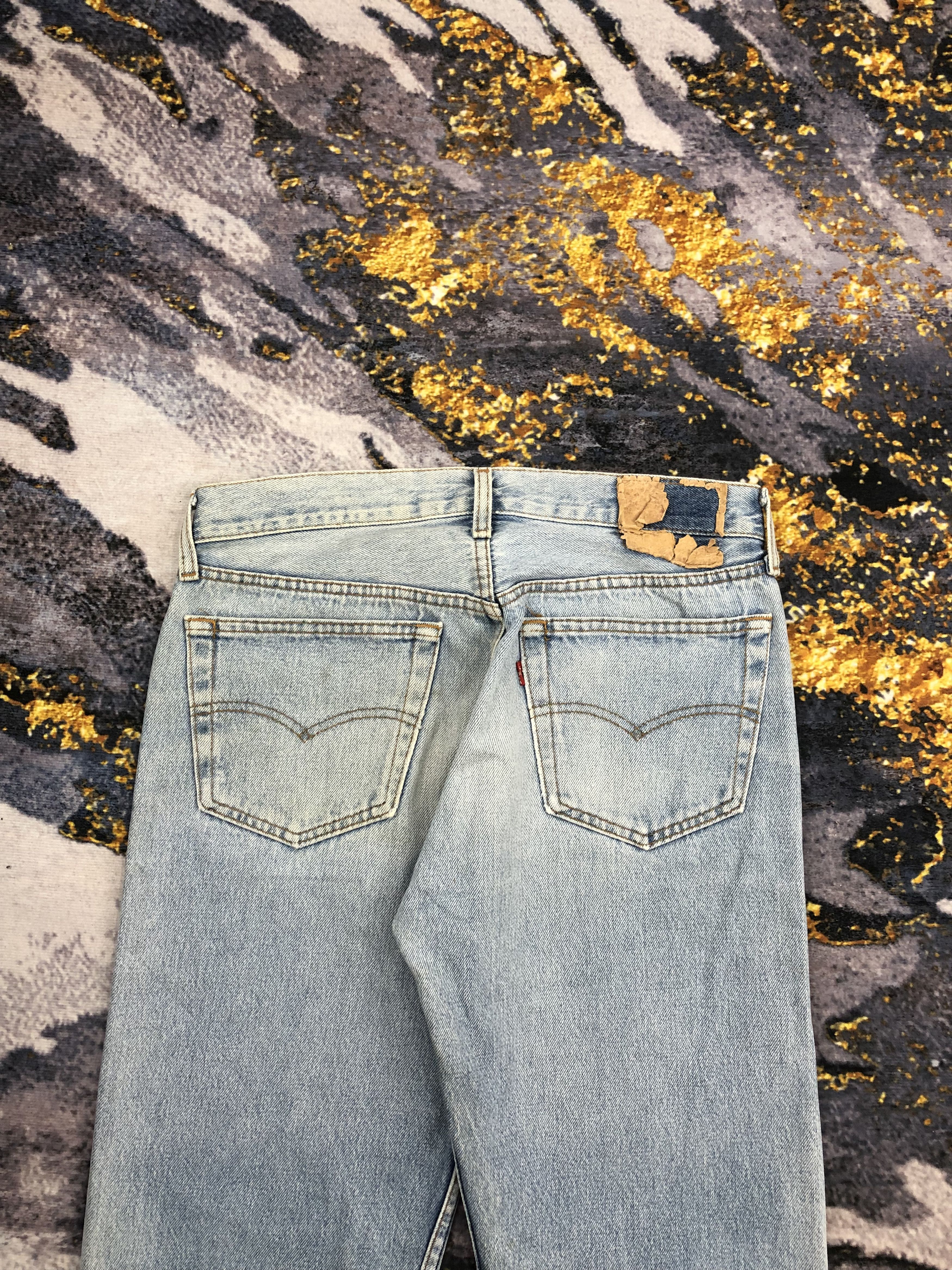 Levi's Vintage 90s Levi's 501 Light Washed Jeans DPP0070 Size US 30 / EU 46 - 4 Thumbnail