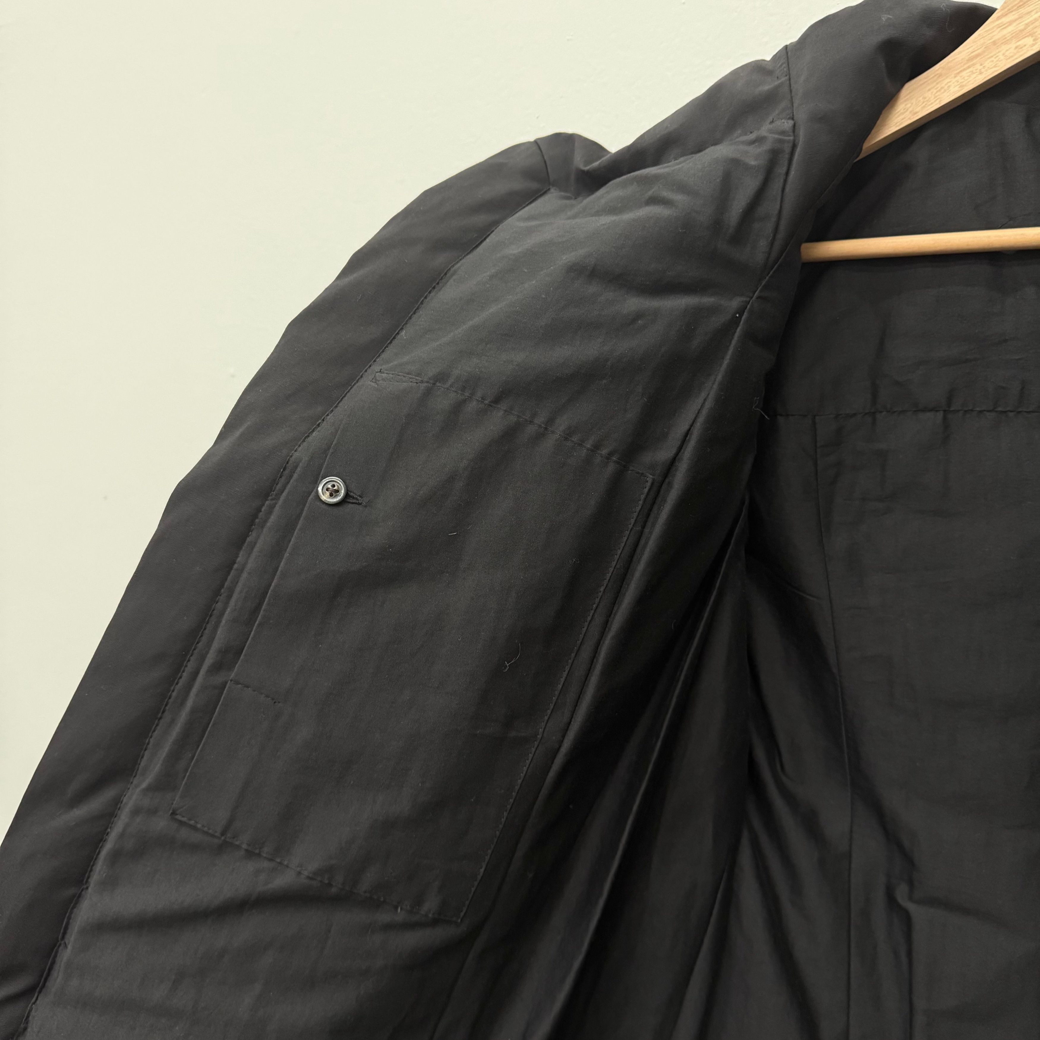 Rick Owens Rick Owens Asymmetrical Glitter Tubeway Jacket - Size M Size M / US 6-8 / IT 42-44 - 4 Thumbnail