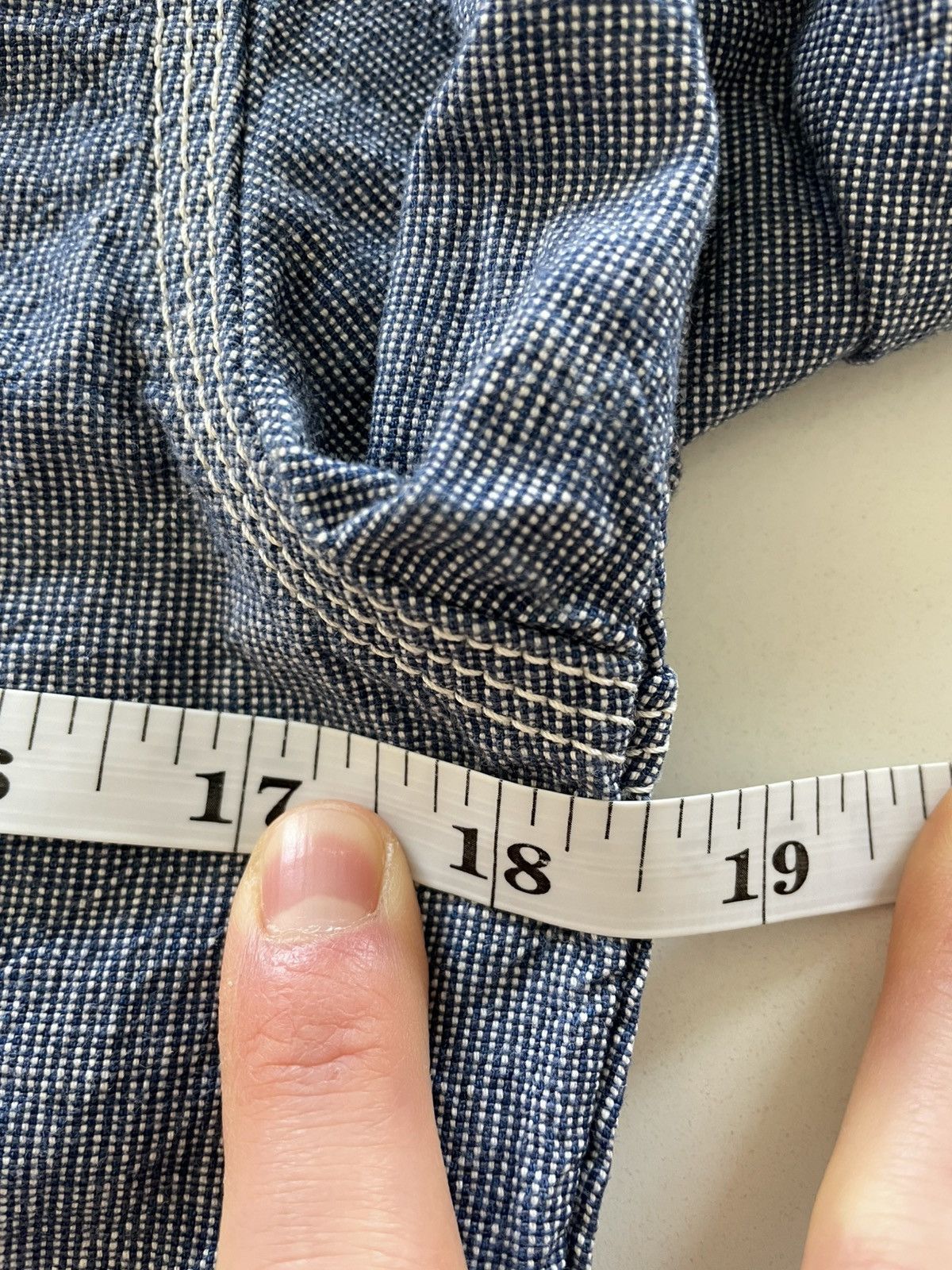 The Flat Head The Flat Head Chambray Button Up Shirt - Size 38 (Medium) Size US M / EU 48-50 / 2 - 7 Thumbnail