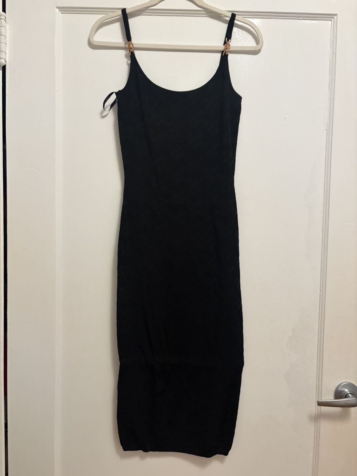 Versace Versace Jacquard Stretch Viscose Fitted Knit Dress Size XS / US 0-2 / IT 36-38 - 1 Thumbnail