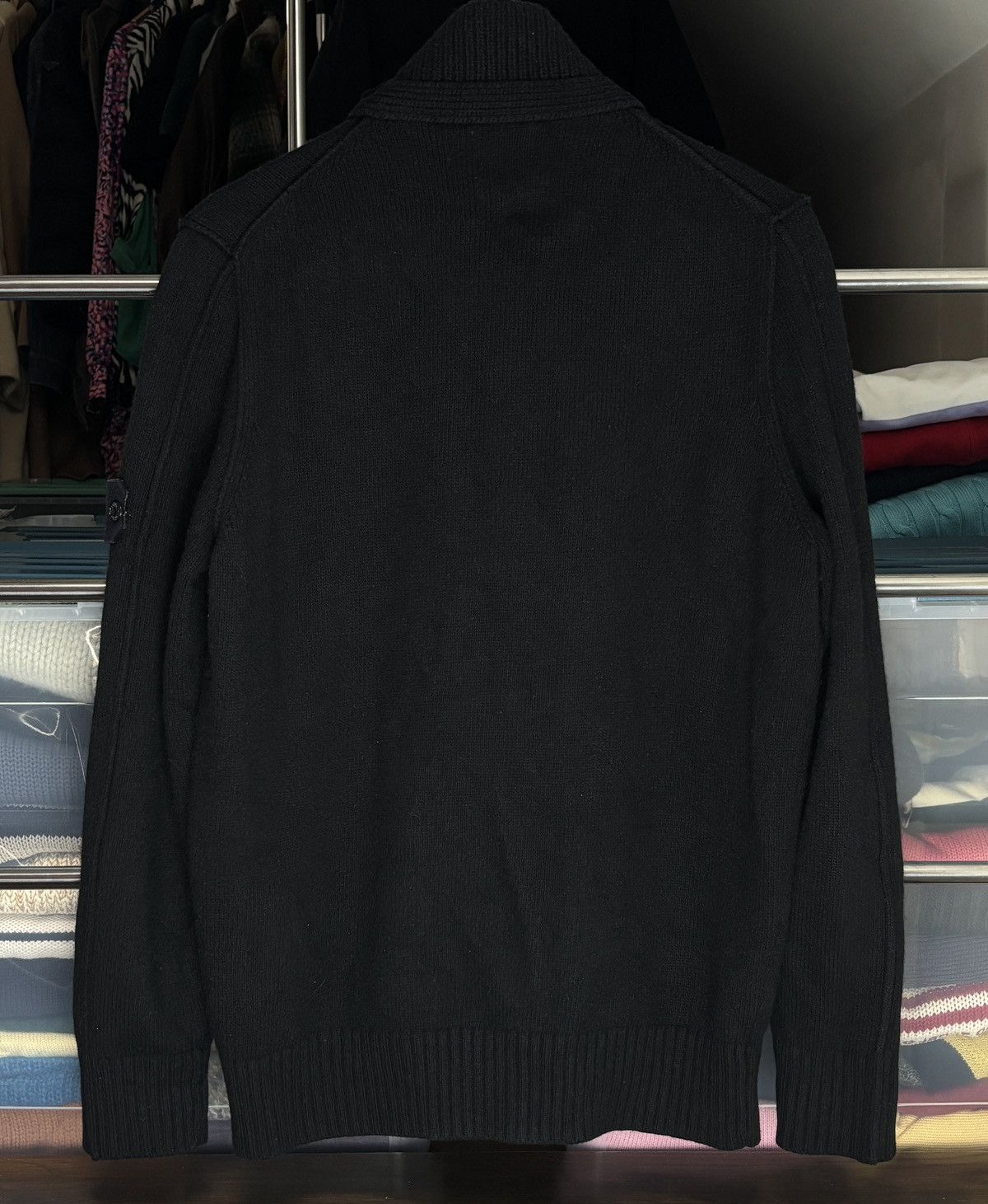Stone Island Stone Island Vintage Knitted Wool Cardigan Sweater Size US XXL / EU 58 / 5 - 7 Thumbnail