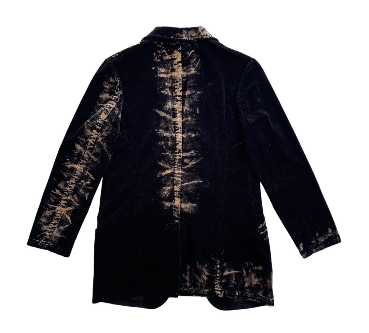 Yohji Yamamoto Yohji Yamamoto + Noir Button Less Velvet Jacket Size US XS / EU 42 / 0 - 3 Thumbnail