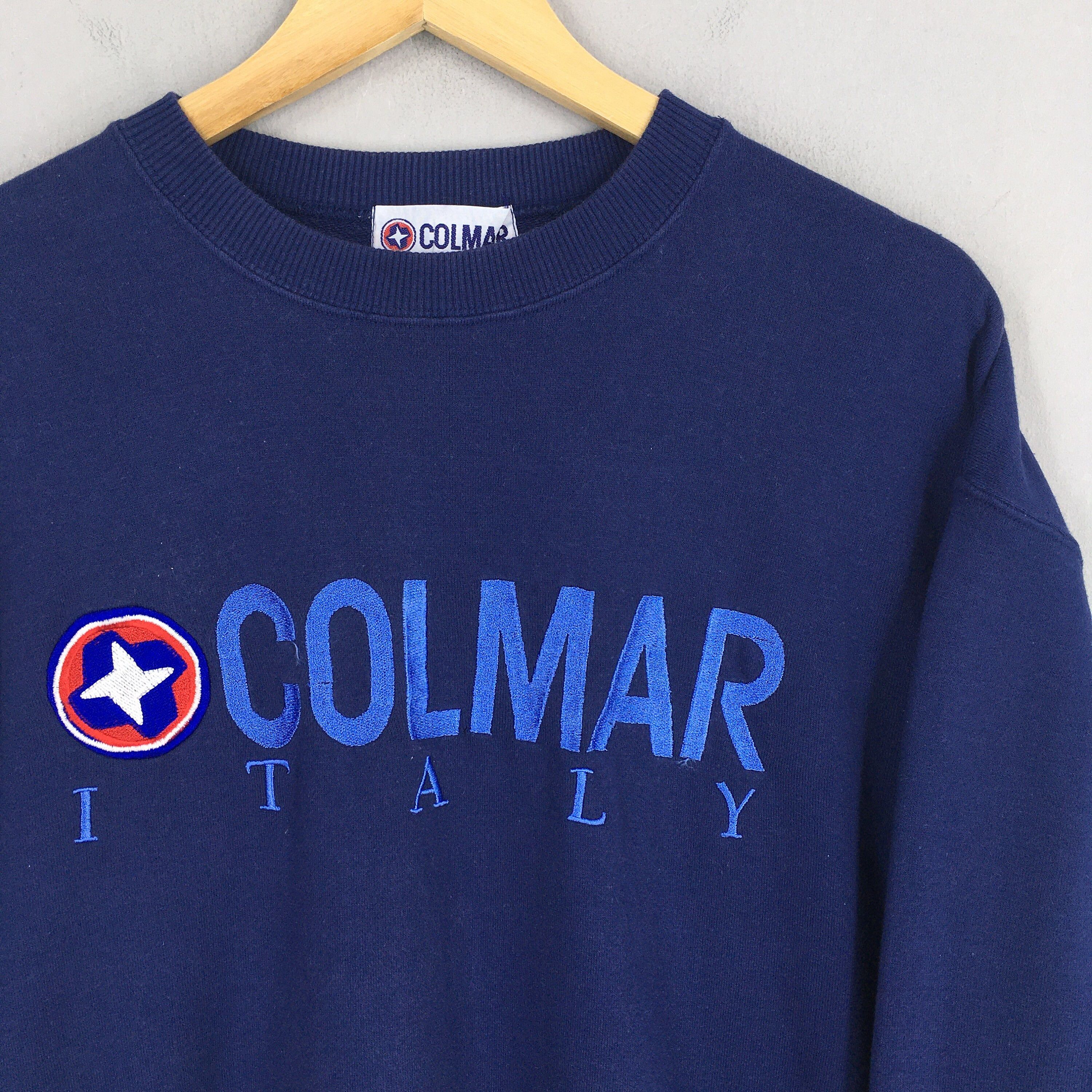 Colmar Vintage Colmar Italy Blue Jumper Large Size US L / EU 52-54 / 3 - 2 Thumbnail